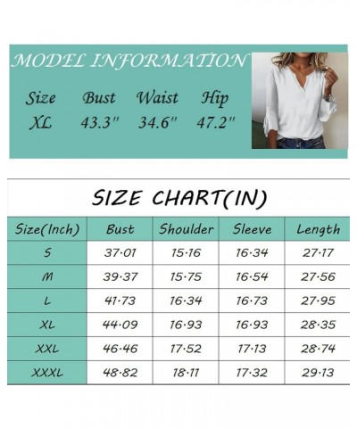 Womens Clothes Fall 2023,3/4 Sleeve Shirts for Women Pattern Print Graphic Tees Blouses Casual Plus Size Basic Tops Pullover ...