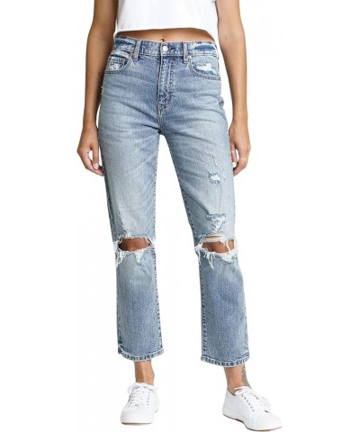 Women's Straight Up High Rise Straight Leg Denim Jeans Karma $38.27 Jeans