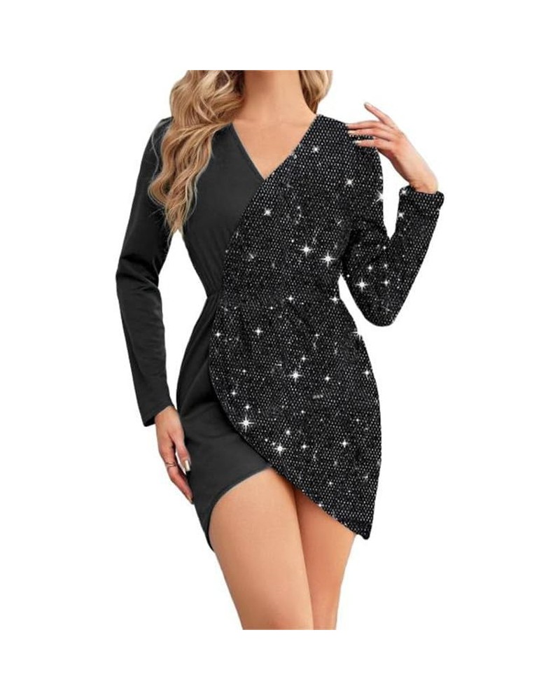 Women Sexy Hot Drilling Bodycon Dress Prom Club Birthday Cocktail Elegant Night Dresses 20 Black $10.59 Dresses