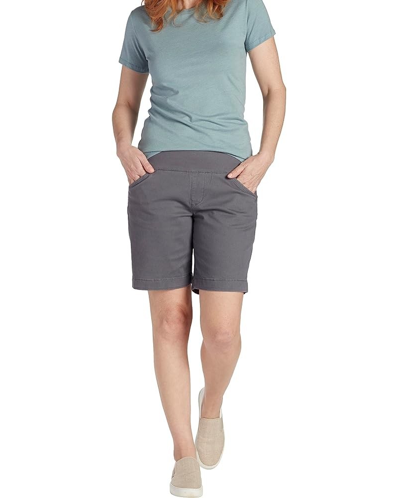 Women's Ainsley Pull-on 8" Short-Legacy Grey Streak Twill $9.68 Shorts