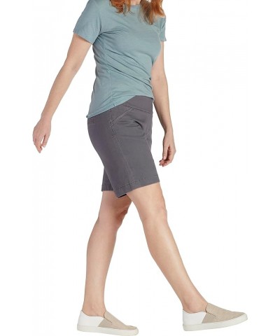 Women's Ainsley Pull-on 8" Short-Legacy Grey Streak Twill $9.68 Shorts