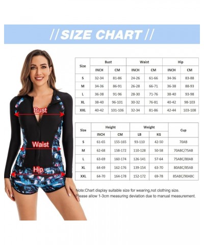 Women's Two Piece Rash Guard UPF 50+ UV Sun Protection Swimsuit Floral Printed Surfing Bathing Suit S-XXL Color3 $25.79 Sets