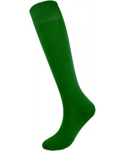 Knee High Long Sports Socks Unisex Multicolor 3/6/12 Pairs 12pack-green $15.53 Activewear