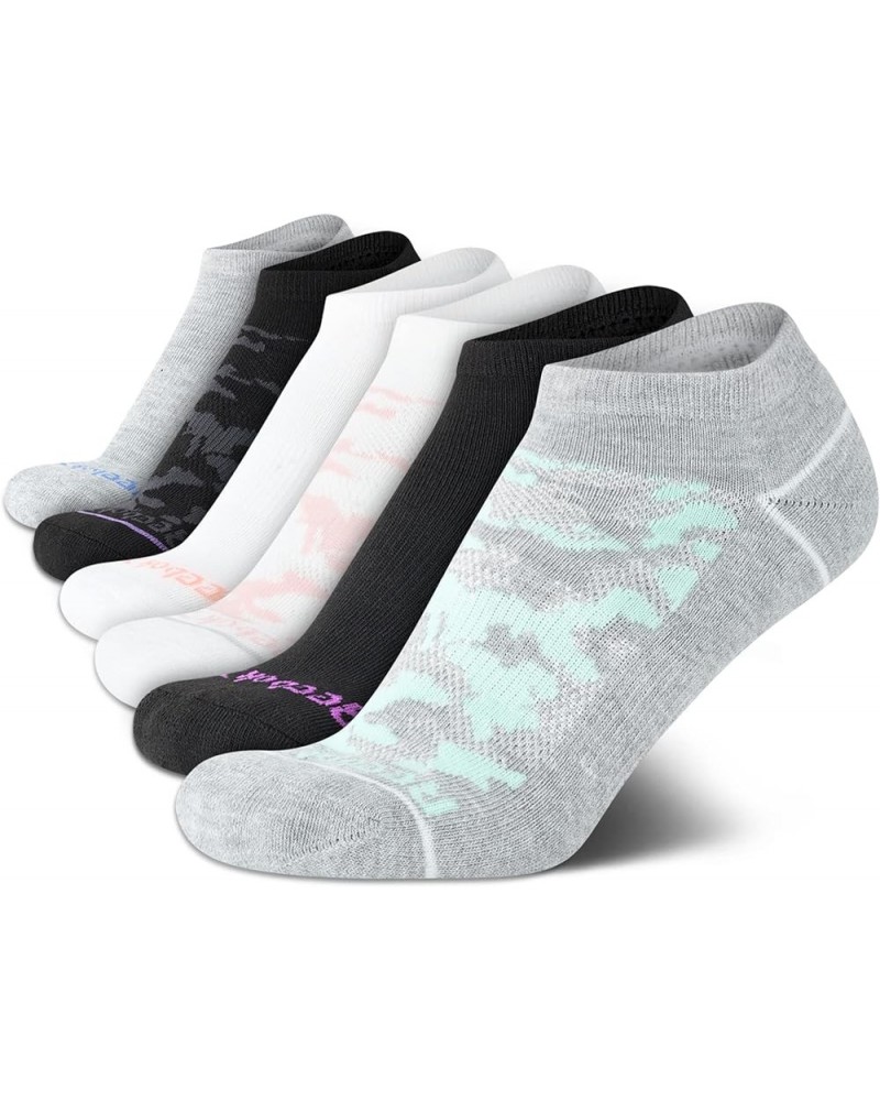 Women's Athletic Socks - Performance Cushioned Low Cut Socks (6 Pack) Multi Print $11.59 Activewear