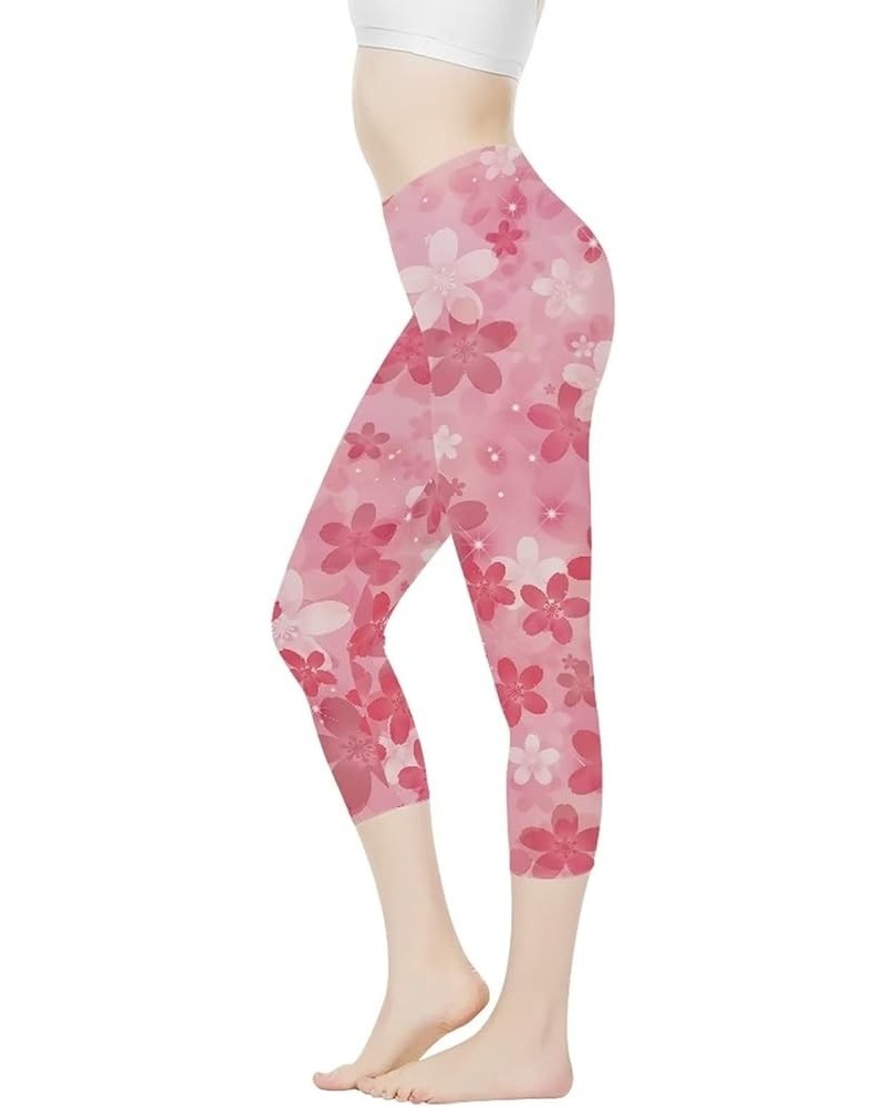 Leggings Women's Workout Sports Legging XS-3X Butt Lift Pants Activewear Compression Fabric Gym Fitness Cherry Blossom $10.00...