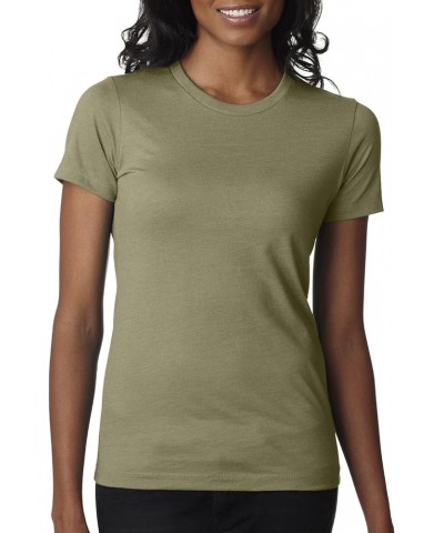 Apparel Women's Label Crewneck T-Shirt Light Olive $7.51 T-Shirts