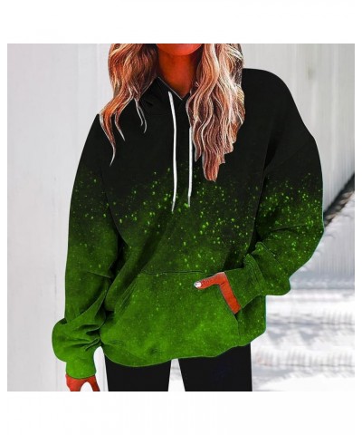 Womens Fall Fashion 2023 Hoodie Oversized Hooded Sweatshirt Long Sleeve Lightweight Pullover Casual Tops with Pocket A8_green...