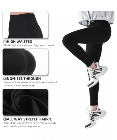 Leggings for Women - High Waisted Workout Leggings for Women Running Exercise Full Length Star $7.94 Activewear