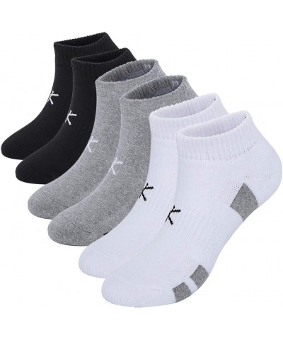 Women's 6 Pairs Thick Cotton Cushioned Low Cut Ankle Athletic Socks Air-cross Mesh No Show Running Socks, Size 6-9 Assort - 6...