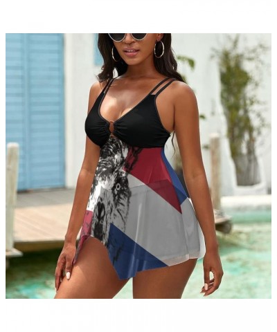 Dominican Flag Bikini Swimsuit Women Vintage Sexy Swimsuit Bikini S X-Large White-2-3 $20.69 Swimsuits