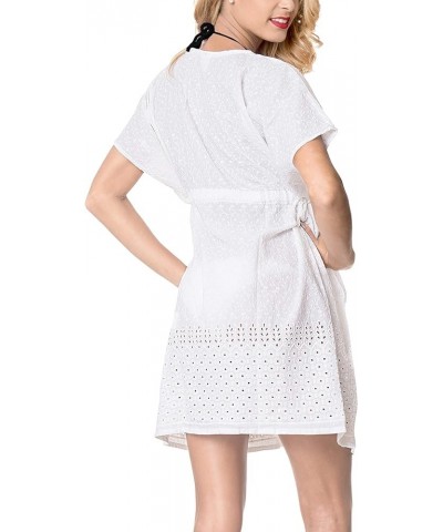 Women's Loose Swimsuit Cover Ups Mini Kimono for Women,1 Pearl, Floral $11.33 Swimsuits