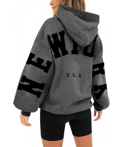 Women Oversized Hoodie Back France Printed Hoodie Sweatshirt Casual Hoodie Tops 2023 Z1-dark Gray $13.80 Uniforms