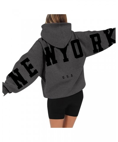 Women Oversized Hoodie Back France Printed Hoodie Sweatshirt Casual Hoodie Tops 2023 Z1-dark Gray $13.80 Uniforms