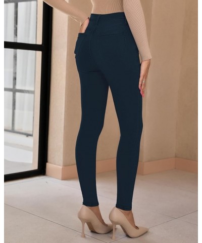 Skinny Jeans for Women High Waist Stretchy Classic High Rise Slimming Jeggings Denim Trousers Pants Navy Blue $14.28 Jeans