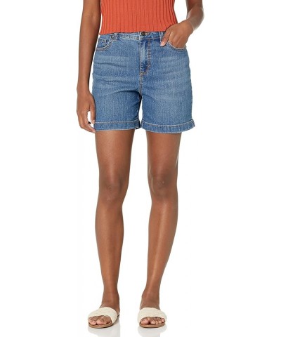 Women's Amanda Basic Jean Short Petite Crested Butte Whiskers $16.03 Shorts