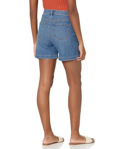 Women's Amanda Basic Jean Short Petite Crested Butte Whiskers $16.03 Shorts