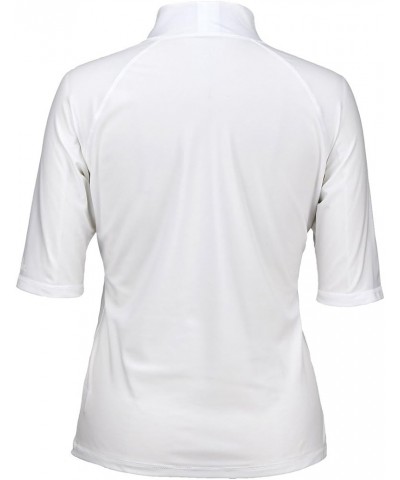 UPF 50+ Women's Short Sleeve Sun & Swim Shirt White $35.07 Swimsuits