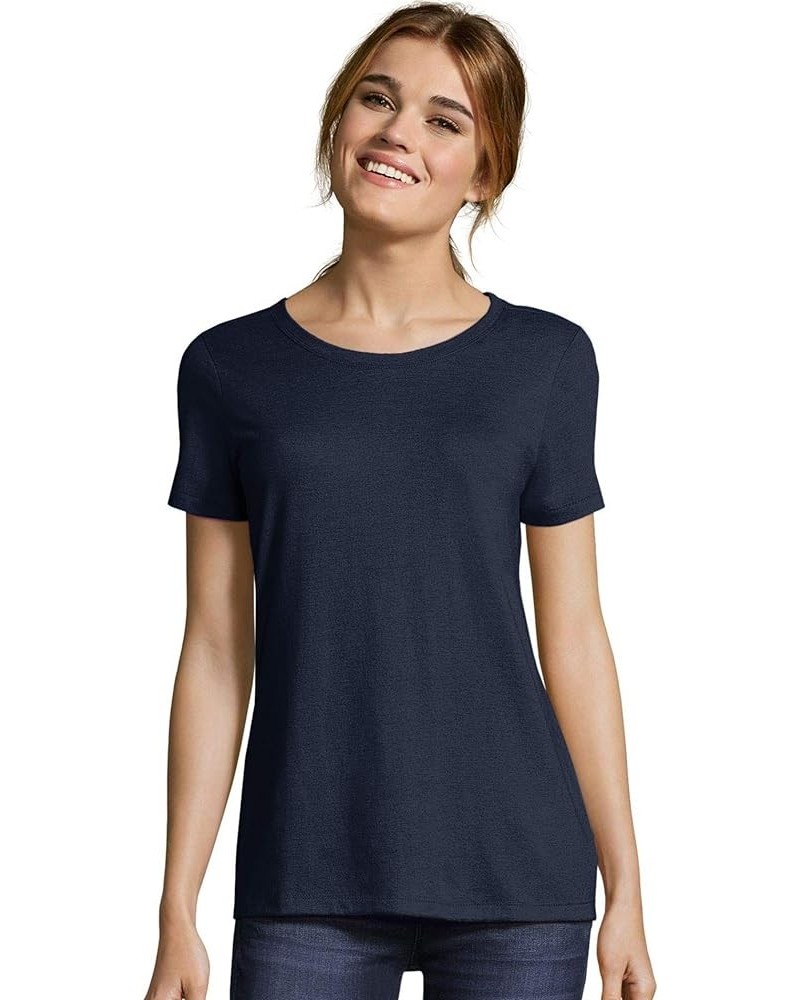 Ladies' Modal Triblend Scoop Tee Solid Navy Triblend $10.00 T-Shirts