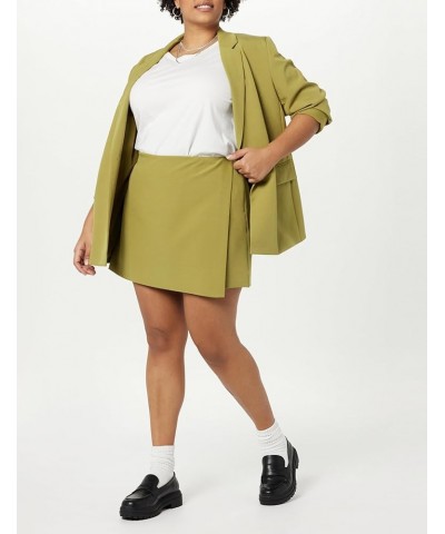 Women's Kamila A-Line Mini Skort Olive Oil $25.16 Skorts