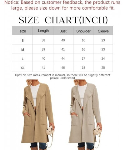 Women's Long Knit Wool Cardigan Sweaters Oversized Fall Dressy Coatigan 2023 Winter Coat Casual Light Jackets Armygreen $22.4...