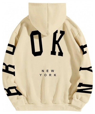 Hoodies for Women Trendy - Women's Fashion Hoodies & Sweatshirts Oversized Hoodie y2k Clothes Fall Pullover Top 2-beige $4.99...