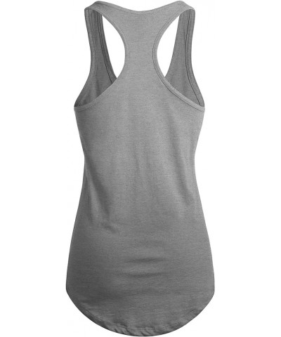 Womens Active Racerback Tank Top Soft Casual Sleeveless Workout Gym Yoga Tee Shirt Jersey 3hcd01_athletic Heather $7.19 Activ...