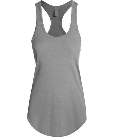 Womens Active Racerback Tank Top Soft Casual Sleeveless Workout Gym Yoga Tee Shirt Jersey 3hcd01_athletic Heather $7.19 Activ...