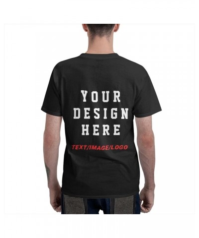 Custom T Shirts Design Your Own Front and Back Personalized T Shirts Customized T Shirts with Logo Text Image for Women Men B...