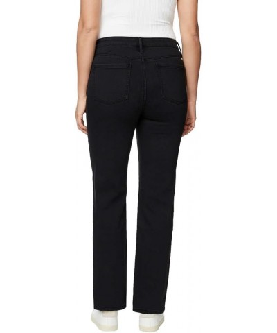 Women's High-Rise Straight Leg Jean Black $17.99 Jeans