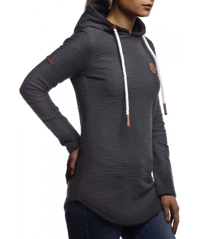 women's Hoodie Pullover Hooded oversize Sweatshirt Sweater Longsleeve Long Sleeve Casual LN1900 Anthracite $18.19 Hoodies & S...