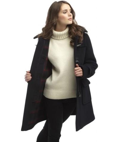 Womens London Luxury Duffle Coat Toggle Coat Navy $63.56 Jackets