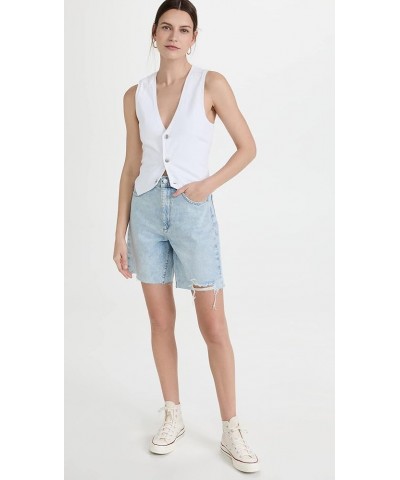 Women's Emilie High Rise Jean Shorts Super Light Distressed (Vintag $27.75 Shorts