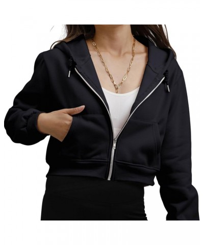 Oversized Lightweight Hoodies Pullover Hooded Sweatshirt for Women Solid Basic Casual Loose Fall Tops with Pocket C-black $15...