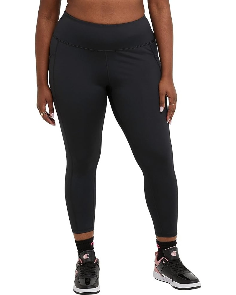 Women's Absolute 3/4 Pocket Tights, Plus Size Cropped Compression Leggings,23 Black $16.12 Activewear