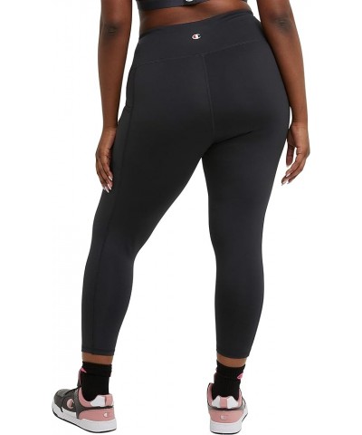 Women's Absolute 3/4 Pocket Tights, Plus Size Cropped Compression Leggings,23 Black $16.12 Activewear