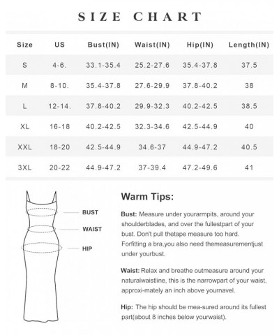 Shaper Dress Bodycon Sunmmer Midi Dress Built in Shapewear Bra Sleeveless casual Slip Dress for Women Y-red-midi Dress $32.25...