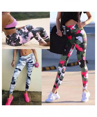 Trendy Print High Waist Yoga Pants for Women Leggings Sports Trousers Geometry $15.11 Activewear