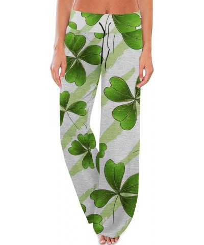 St Patricks Day Leggings for Women Irish Shamrock Leaf Green Leggings Slim Fit Tummy Control Yoga Pants Mint Green-03 $17.67 ...