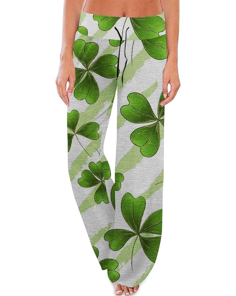 St Patricks Day Leggings for Women Irish Shamrock Leaf Green Leggings Slim Fit Tummy Control Yoga Pants Mint Green-03 $17.67 ...