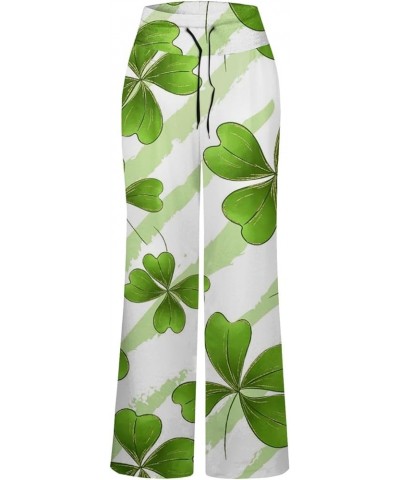 St Patricks Day Leggings for Women Irish Shamrock Leaf Green Leggings Slim Fit Tummy Control Yoga Pants Mint Green-03 $17.67 ...