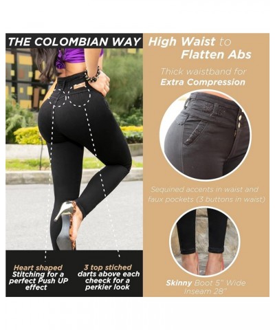 Pantalones Colombianos Levanta Cola Butt Lifting Colombian Jeans Black $31.05 Jeans