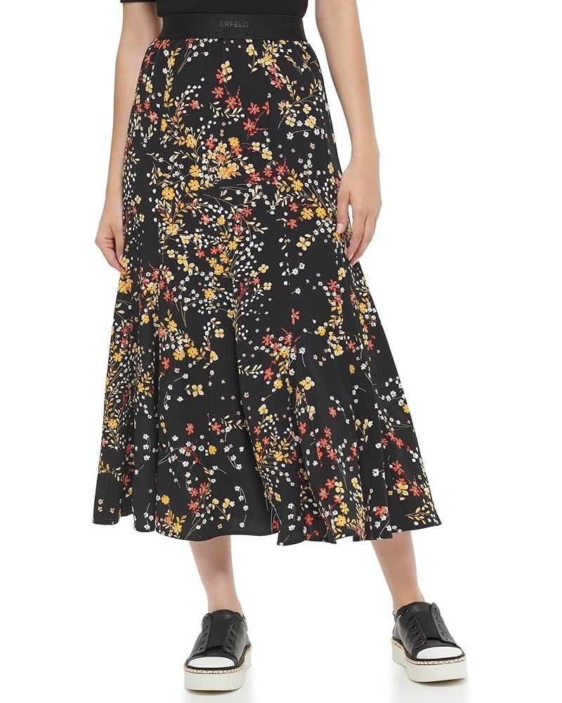 Women's Everyday Pull on Sport Skirt Black Multi $40.05 Skirts