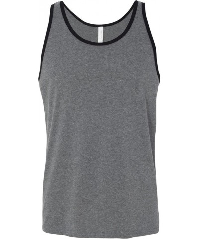 Jersey Tank (3480) Dp Hthr/Black $7.94 Shirts