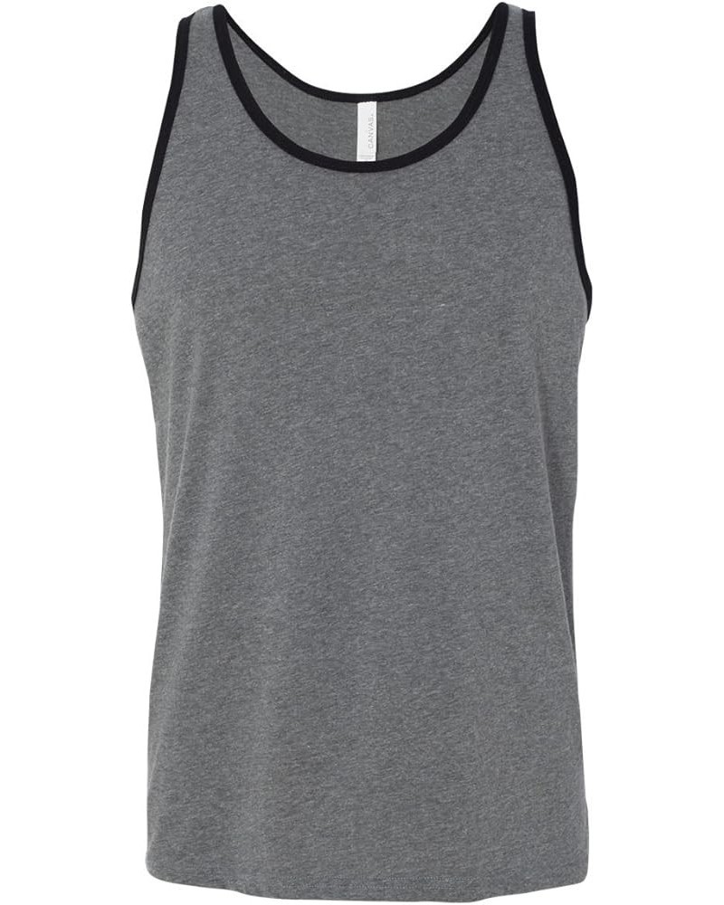 Jersey Tank (3480) Dp Hthr/Black $7.94 Shirts