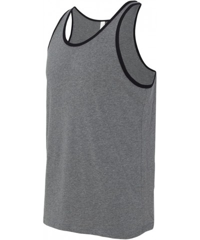 Jersey Tank (3480) Dp Hthr/Black $7.94 Shirts