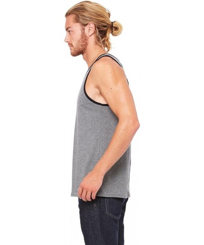 Jersey Tank (3480) Dp Hthr/Black $7.94 Shirts