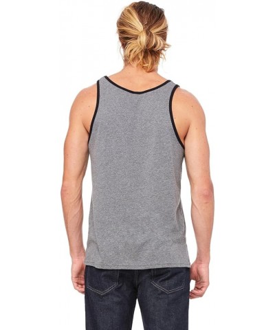 Jersey Tank (3480) Dp Hthr/Black $7.94 Shirts