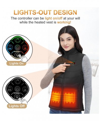 Heated Vest Women, (Battery Pack Not Included) Smart Controller With Lights-out, Electric Warming Heated Jackets $20.64 Vests