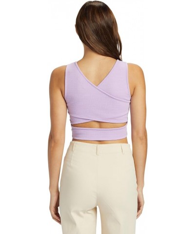 Women's Good Keepsake Cropped Tank Top Crocus Petal 241 $14.90 Tanks