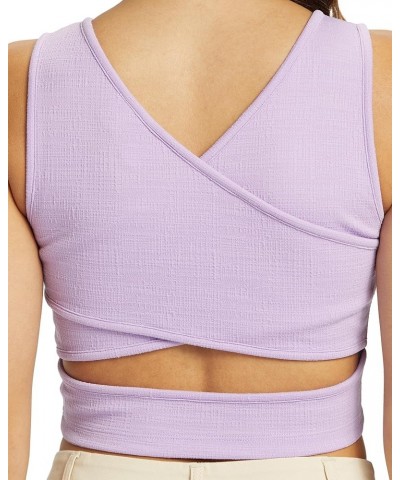 Women's Good Keepsake Cropped Tank Top Crocus Petal 241 $14.90 Tanks